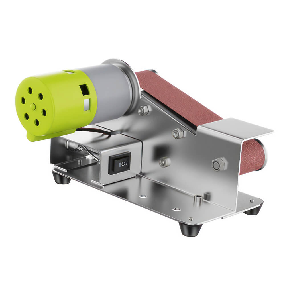 Mini Belt Sander – 7-Speed Adjustable Electric Belt Sander for Wood, Metal & Knife Making