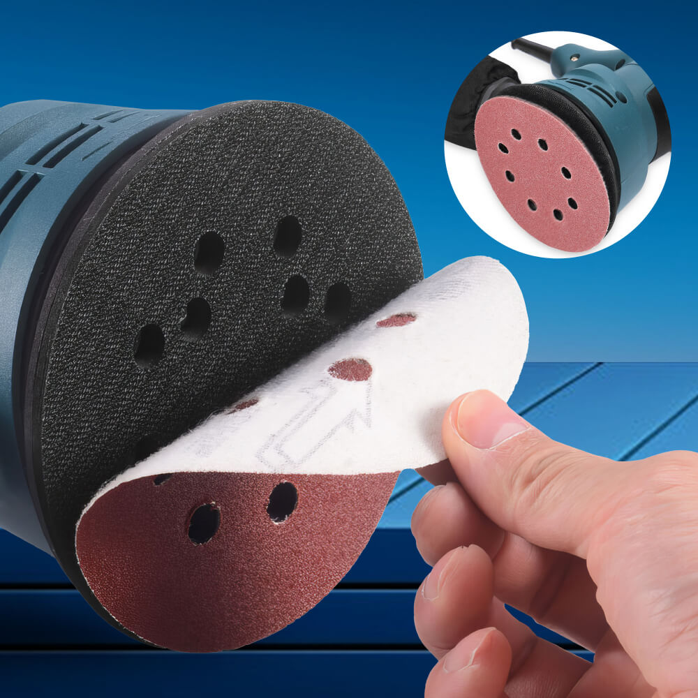 300W Variable Speed Orbital Sander with Dust Collection – 6-Speed Electric Palm Sander for Wood & Paint