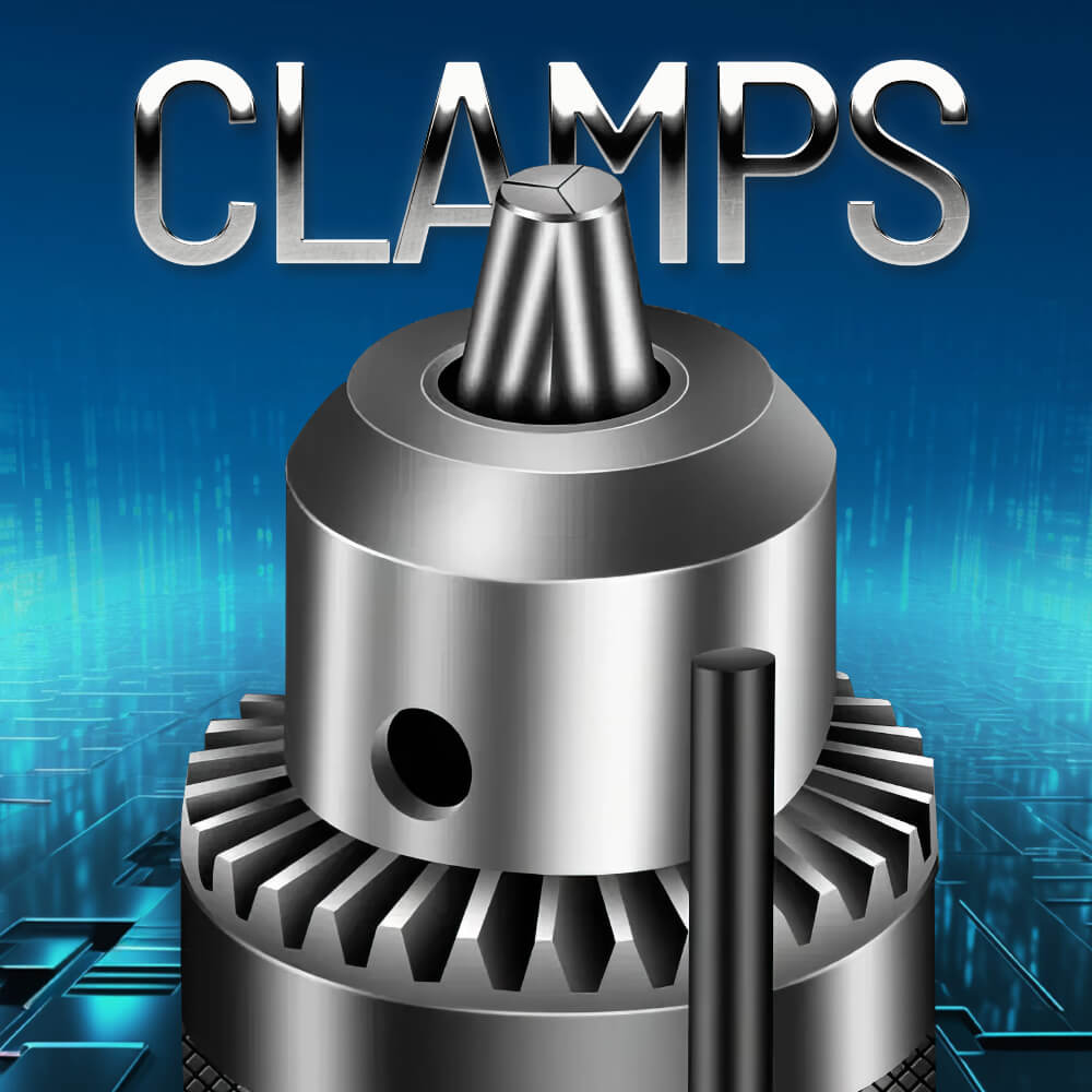 Corded Hammer Drill Kit, 7 Drill Bits, 360° Rotating Handle, Variable Speed