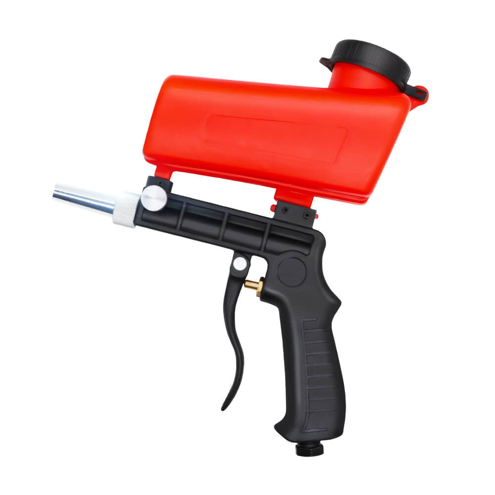 90PSI Pneumatic Sandblaster Gun – Aluminum Gravity Feed Abrasive Blaster for Rust, Paint, and Corrosion Removal