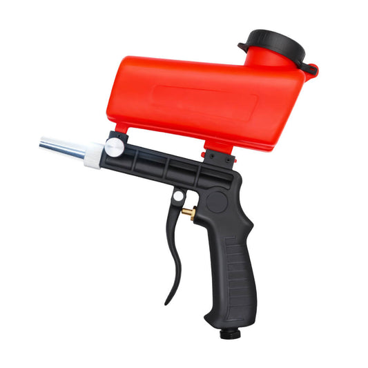 90PSI Pneumatic Sandblaster Gun – Aluminum Gravity Feed Abrasive Blaster for Rust, Paint, and Corrosion Removal