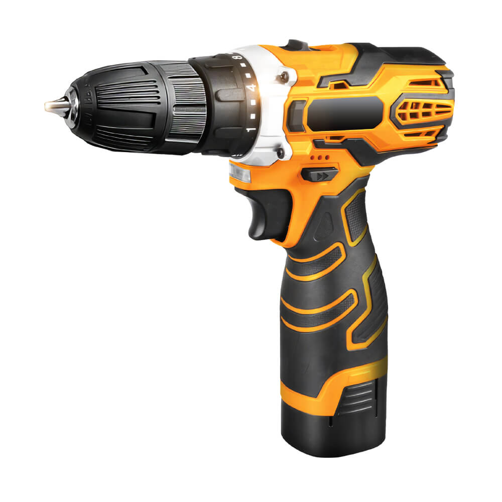 21V Cordless Impact Drill with 2-Speed Settings and Lithium Battery